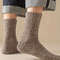 Winter Warm Thick Wool Socks For Men Merino Wool Slipper Socks With Towel Bottom Against Cold  Snow 2