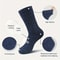 Winter Warm Thick Wool Socks For Men Merino Wool Slipper Socks With Towel Bottom Against Cold Snow 6