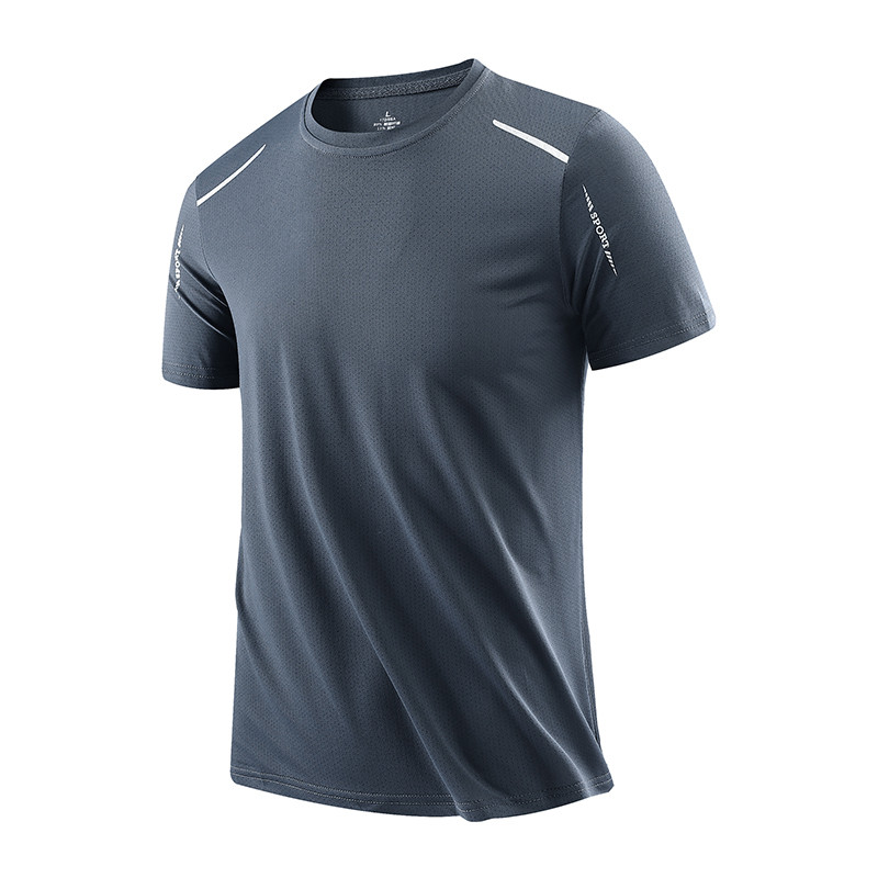 Men Running TShirt Trendy Tees For Summer QuickDry Breathable Casual Style 9