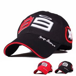unisex 99 embroidered cotton baseball cap, stylish racing hat for spring & summer