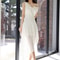Ladies Clothes White Off Shoulder Slim Maxi Dress, Fashion Summer Evening Long Dress Women Robe Mujer Vestidos Fiesta