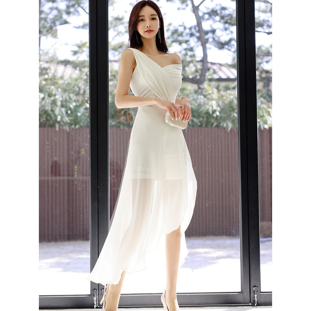 Ladies Clothes White Off Shoulder Slim Maxi Dress, Fashion Summer Evening Long Dress Women Robe Mujer Vestidos Fiesta
