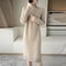 Autumn Winter Warm Korean Turtleneck Long Sleeve Bottoming Knitted Dresses Straight Sweater Dresses 9