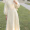 French Fairy Long Dress, Womens Plush Gentle White Sweater Dress Spring Autumn, New Velvet Thickening Style Dresses