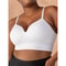 Plus Size Womens Sexy Body Shaping Fixed Cup Bra, Traceless Supporting Underwear, Comfortable Wireless Gather Up Bra