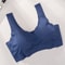 Women Ice Silk Bra Seamless Vest Bras, Push Up Underwear Lingerie, Sleep Top Padded Bralette Soutien Support