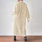 Women Autumn Winter Slouchy Solid Knit Turtleneck Long Sweater Dress Loose Knit Dress Ankle Length  2