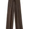 Autumn Winter Dream Women Wool Wide Leg Pants, Cashmere Trousers, Merino Wool Knitted, Elastic Waist Lace Up