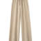 Autumn Winter Dream Women Wool Wide Leg Pants, Cashmere Trousers, Merino Wool Knitted, Elastic Waist Lace Up