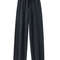 Autumn Winter Dream Women Wool Wide Leg Pants, Cashmere Trousers, Merino Wool Knitted, Elastic Waist Lace Up