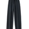Autumn Winter Dream Women Wool Wide Leg Pants, Cashmere Trousers, Merino Wool Knitted, Elastic Waist Lace Up