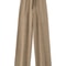 Autumn Winter Dream Women Wool Wide Leg Pants, Cashmere Trousers, Merino Wool Knitted, Elastic Waist Lace Up