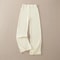 Women Autumn Winter Thick Knitted Pant Wide Leg Fashion Straight Trousers Casual Elastic Knit Pants 3