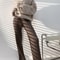 Women Autumn Winter Thick Knitted Pant Wide Leg Fashion Straight Trousers Casual Elastic Knit Pants 1