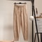 Women Autumn and Winter New Loose Pants, Fried Dough Twists Knitted Wide Leg Pants, Thickened Woolen Harun Radish Pant