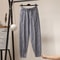 Women Autumn and Winter New Loose Pants, Fried Dough Twists Knitted Wide Leg Pants, Thickened Woolen Harun Radish Pant