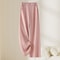 Summer High Waisted Linen Pants for Women, Lightweight Wide Leg Casual Trousers, Straight Leg Long Pants