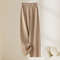 Summer High Waisted Linen Pants for Women, Lightweight Wide Leg Casual Trousers, Straight Leg Long Pants