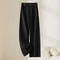 Summer High Waisted Linen Pants for Women, Lightweight Wide Leg Casual Trousers, Straight Leg Long Pants