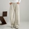 Men Streetwear Fashion Loose Casual Sport Pants, Vintage Washed Cotton Cargo Pant, Cityboy Trousers Joggers Sweatpants