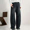 Men Streetwear Fashion Loose Casual Sport Pants, Vintage Washed Cotton Cargo Pant, Cityboy Trousers Joggers Sweatpants