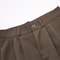 High Waist Women Suit Pants, Straight Office Trousers for Ladies, Casual Loose Fashion Button Coffee Black Pants