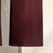 Office Lady Elegant High Waist Wide Leg Fashion Trousers with Pockets, New Burgundy Suits Pants for Women