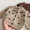 New Baby Knitted Sweater Autumn Winter, Embroidered Long Sleeve Tops, Baby Boy Cardigan Coat Girl Sweater