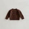 New Baby Knitted Sweater Autumn Winter, Embroidered Long Sleeve Tops, Baby Boy Cardigan Coat Girl Sweater