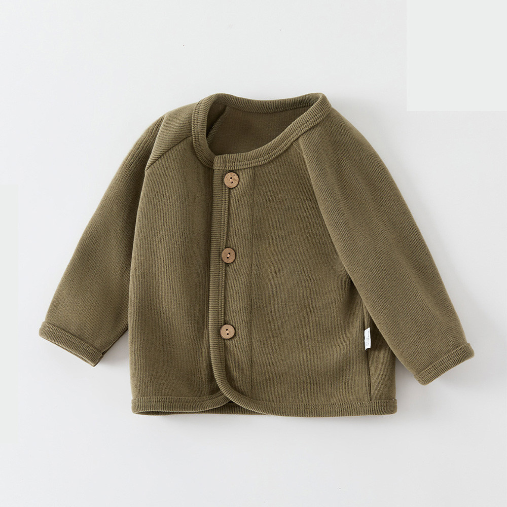 Spring Autumn Knitted Kids Cardigan Solid Color, Baby Sweaters For Boys Girls, Back To School Infant Outerwear Coats
