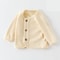 Spring Autumn Knitted Kids Cardigan Solid Color, Baby Sweaters For Boys Girls, Back To School Infant Outerwear Coats