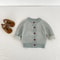 Baby Clothes Autumn Collection Girls Boys TwoColor Twists Long Sleeve Braid Knitting Top 1