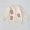Soft Cotton Infant Jacket 0-2Y Baby Knitwear, Autumn Winter Baby Knit Cardigan, Korean Style Rabbit Sweater