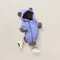 Thickened Fleece Lined Double Layer Hooded Romper 0-2Y Winter Warm Kids Snowsuit with Bear Ears, Toddler Baby Girl Boy