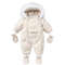 Velvet Warm Newborn Baby Overalls Baby Girl Winter Jumpsuit Plus Infant Girl Snowsuit Toddler Romper Outerwear Coat Cozy