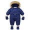 Velvet Warm Newborn Baby Overalls Baby Girl Winter Jumpsuit Plus Infant Girl Snowsuit Toddler Romper Outerwear Coat Cozy
