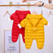Plus Velvet Hooded Newborn Baby Jumpsuit Warm Snowsuit for Baby Boys, Toddler Snow Suit Baby Girl Cotton Overalls Romper
