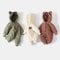 Warm Fur Lining Winter Baby Outwear Clothing Toddler Girl Boy Rompers Cartoon Bear Infant Jumpsuit Waterproof Snowsuit