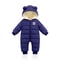 Cartoon Hooded Snowsuit New born Plus Velvet Baby Costume Winter Cotton Overalls Rompers for Toddler Boy Girl