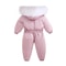 Warm Plus Velvet Winter Ski Suit Baby Jumpsuit Boy Overalls Kids Toddler Girl Clothes Children Clot 2