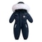 Warm Plus Velvet Winter Ski Suit Baby Jumpsuit Boy Overalls Kids Toddler Girl Clothes Children Clot 5