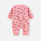Toddler Baby Knitted Romper Girls Bodysuit Pink Leopard Print Long Sleeve Cute Autumn Baby Clothes Jumpsuit Newborn Gift