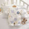 Somenie Newborn Baby Onesie Thickened Winter Pure Cotton Bodysuit Warm Cotton Cute Printed Outfit F 6