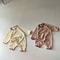 Spring Autumn Baby Boy Girl Cotton Bodysuit Romper Outfit, Long Sleeve Basic Newborn Babygrow Jumpsuit Short Feet Romper