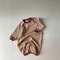 Spring Autumn Baby Boy Girl Cotton Bodysuit Romper Outfit, Long Sleeve Basic Newborn Babygrow Jumpsuit Short Feet Romper
