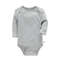 Solid Cotton Bodysuit For Newborns Four Season Long Sleeve Infant Baby Girls Boys Jumpsuit Romper Soft Breathable Fit