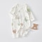 4 Season Long Sleeve Onesie Newborn Baby Clothes Seamless Cotton Romper 0-12M, Stretchy Cozy Infant Jumpsuit