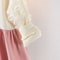 Toddler Baby Girls Cotton Princess Dress 0-3Y with Ruffle Long Sleeve Big Bowknot One Piece Cute Party Dress for Baby