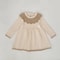 Knitted long sleeved dress for baby girls 0-3 years old new autumn baby clothing lace princess party dress