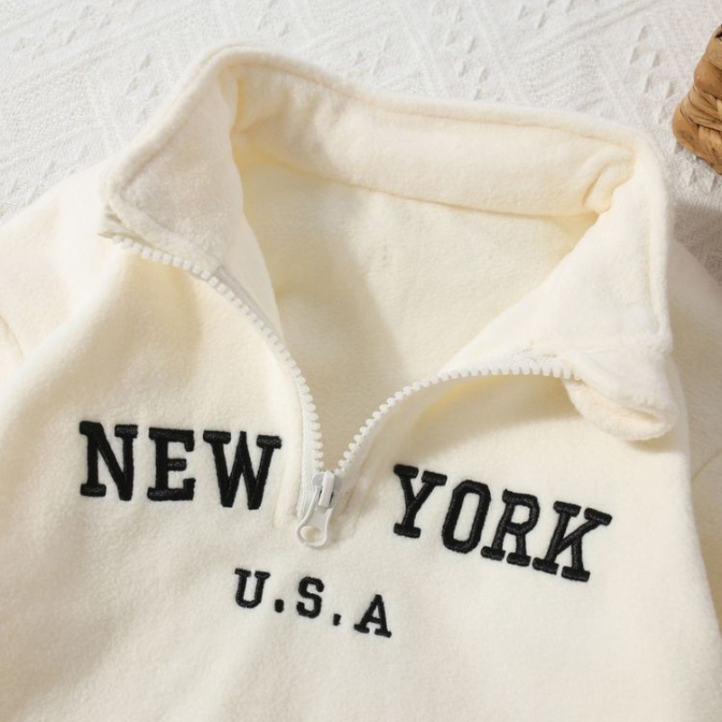 Autumn Winter Newborn Baby Sweatshirt Cotton Top 1-3Y Casual Loose Fit Letter Print Long Sleeve Baby Pullover